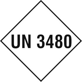 SafetyMarking Gefahrzettel UN 3480