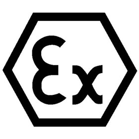 Etiketten auf Bogen - Kennzeichnung elektrische Betriebsmittel Ex (Explosionsgeschtzt  /  sechseckig)