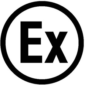 Etiketten auf Bogen - Kennzeichnung elektrische Betriebsmittel  -  Ex (Explosionsgeschtzt  / rund)