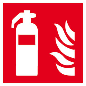 Brandschutzschild - langnachleuchtend Feuerlscher