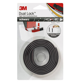 3M Dual Lock Klebe und Klett Kurzrolle temporre Befestigung fr Innen und Auen, 