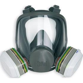 Atemschutzmasken Arbeitsschutzbekleidung 3M Atemschutzmaske Silikon-Vollmaske, nach EN 136