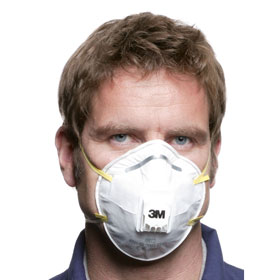 Atemschutzmasken mit Cool Flow Ausatemventil, Schutzstufe FFP1 NR D,