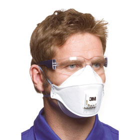 Atemschutzmasken 3M Atemschutzmaske Aura, Schutzstufe FFP 2 NR D,
