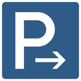 Verkehrsschild Parken Anfang oder Ende VZ: 314 - 20