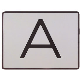 Warntafel - Kennzeichnung Abfalltransporte (A - Tafel),  starr, 