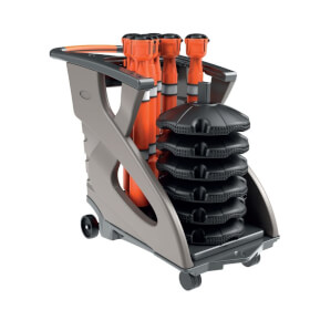 Skipper Unicart Transportwagen orange Set zum transportieren oder Lagern von Skipper Pfosten und Füßen