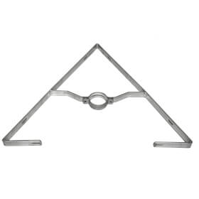 Metallschelle fr Dreieckskonstruktion (3 Schilder) zur Befestigung von 3 Schildern