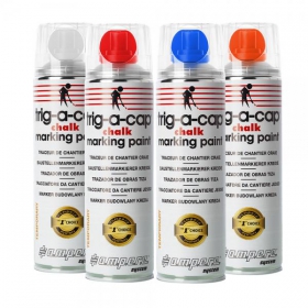 Kreidespray trig - a - cap chalk Farbton: weiß