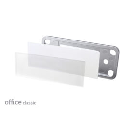 Namensschilder office - verschiedene Farben, verschleißfestes ABS, 