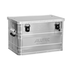 Alutec Aluminumbox B 70 incl. Zylinderschlsser, stabile Aluminiumbox mit Versteifungssicken zur Wand- und Eckenverstrkung,