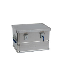 Alutec Aluminumbox B 29 incl. Zylinderschlsser, stabile Aluminiumbox mit Versteifungssicken zur Wand- und Eckenverstrkung,
