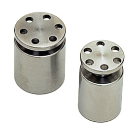 Edelstahlhalterung für Schilder Kopf Sternloch Abstandshalter für Materialstärken von 3 bis 10 mm, stufenlos