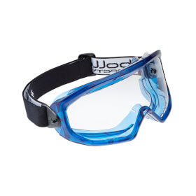 Boll Vollsichtbrille Superblast PLATINUM Lite Blauer PVC Rahmen, belftet