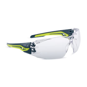 Boll Schutzbrille Silex+ PLATINUM Bi - Material PC und TPR grne Bgel