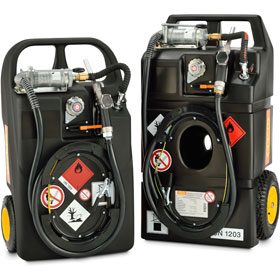 CEMO Kraftstofftrolley Ex0* 95 Liter, mit Elektropumpe explosionsunterdrückender Einsatz, 