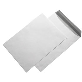 Versandtaschen Couvert C5 weiß ohne Fenster Papiergewicht: 90g, mit Haftklebegummierung