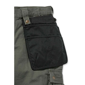 Carhartt Arbeitshose Multi Pocket Ripstop Farbe: grün/schwarz