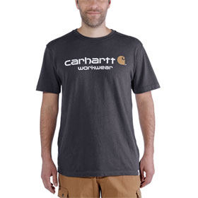 Carhartt Core Logo T-Shirt Farbe: dunkelgrau