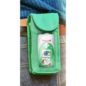 Gürteltasche für Cederroth Augendusche im Taschenformat ermöglicht die Augendusche im Taschenformat griffbereit am Gürtel zu tragen