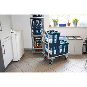 Klappwagen Alurohrwagen Transportwagen VARIOFIT  Aluminiumwagen mit klappbaren Schiebebügeln,