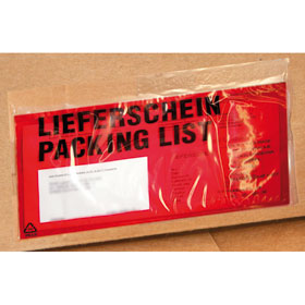 Dokumententasche DIN lang Textaufdruck: Lieferschein - Packing List