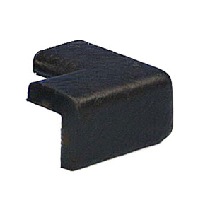 Knuffi Eckschutzprofil Verbindungselement Typ E, 2 - schenkelig, schwarz