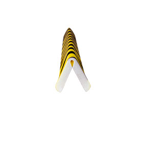 Knuffi SHG Warn- und Schutzprofile - Kantenschutz Knuffi Flex, Winkel 35/35, Typ H+, Farbe: gelb/schwarz