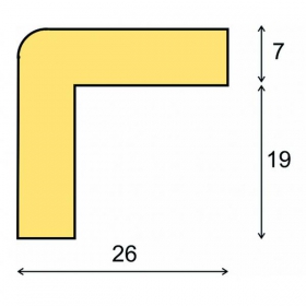 Knuffi Wallprotection Kit Typ E gelb/schwarz, zum Verschrauben, Lnge: 1,0 m