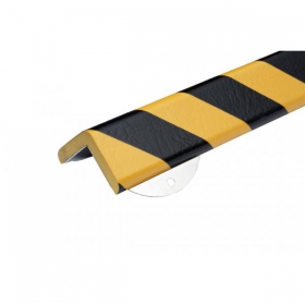 Knuffi Wallprotection Kit Typ H+ gelb/schwarz, zum Verschrauben, Lnge: 0,5 m