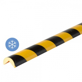 Knuffi Eckschutzprofil Frost Typ A gelb / schwarz, selbstklebend, Lnge:  1, 0 m