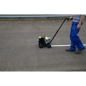 COLORMARK 2K-Linemarker, zwei Komponenten Bodenmarkierung, Farbe und Hrter,