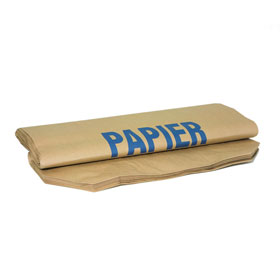 DEISS Papiersack braun Aufdruck: PAPIER