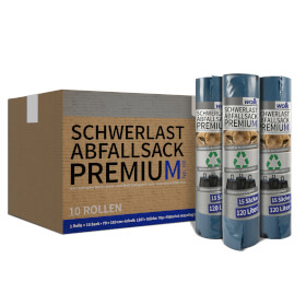 Deiss 10170 Schwerlast - Abfallsack Typ 100 PREMIUM Volumen: 120 l, Farbe:  blau,  LDPE 70 my