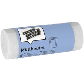 Clean and Clever Mllbeutel ECO 72 1 ROL = 50 Stck, reifestes Polyethylen, transparent