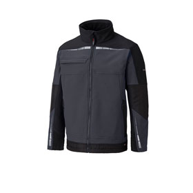 Dickies Workwear Dickies Pro Softshell-Jacke grau-schwarz hochwertige und  strapazierfähige Arbeitsjacke mit Reflexelementen kaufen