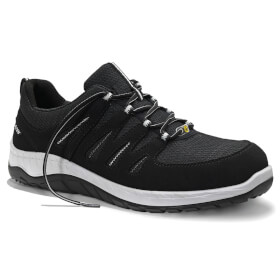 kaufen Sicherheitsschuhe dämpfender ESD black-grey S3 mit Wellmaxx-Dämpfung Halbschuhe stark innovativer Maddox Sohle Elten Low