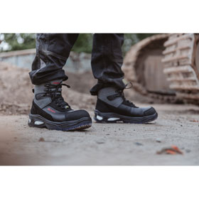 Elten Sicherheitsschuhe Miles Mid ESD S3 Wellmaxx hervorragende Dämpfung und gelenkschonend dank innovativem Sohlekern