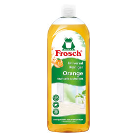 Frosch Orangen Universal Reiniger entfernt und löst Fett und Schmutz, mit Orangen Duft