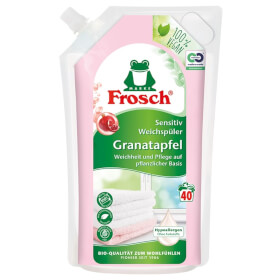 Frosch Granatapfel Sensitiv Weichspler 8er Set hypoallergener Weichspler mit Duft