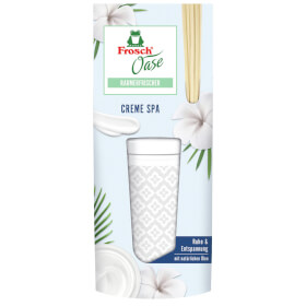 Frosch Oase Raumerfrischer Set Creme Spa mit verwöhnender Spa - Note und natürlichen Ölen