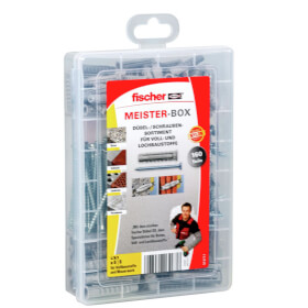 fischer Meister - Box SX - Dbel S Nylon - Spreizdbel mit 4 - fach - Spreizung und Schraube