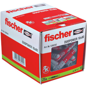 fischer DuoPower 10 x 80 zwei Komponenten Klapp - , Spreiz - und Knotdbel