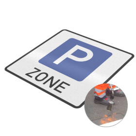 Premark thermoplastische Bodenmarkierung Parkplatz Zone VZ 314.1