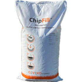 ChipFill Schlagloch Reparaturmittel zum Heieinbau bei Lchern und Rissen im Asphalt