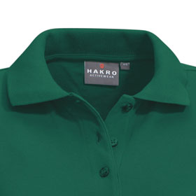 Berufsbekleidung Poloshirts HAKRO Damen-Poloshirt 'CLASSIC', dunkelgrün,