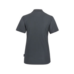 No 206 Women-Poloshirt Coolmax anthrazit Piqu-Poloshirt, temperaturregulierend