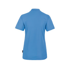 No 206 Women-Poloshirt Coolmax malibu-blue Piqu-Poloshirt, temperaturregulierend