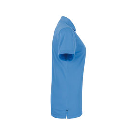 No 206 Women-Poloshirt Coolmax malibu-blue Piqu-Poloshirt, temperaturregulierend