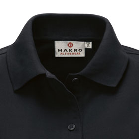 Berufsbekleidung Poloshirts HAKRO Damen-Poloshirt 'performance', schwarz,